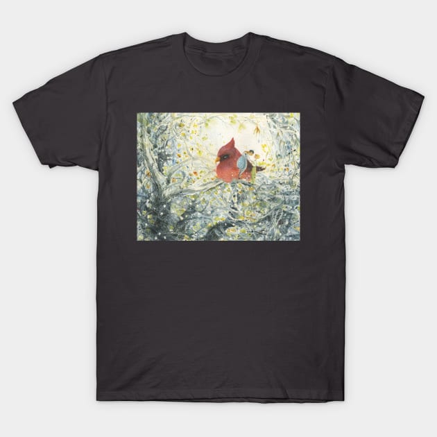 Cardinal T-Shirt by Alina Chau